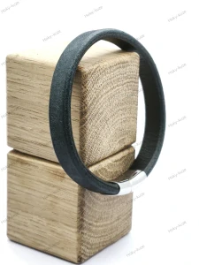 Kožený náramek UNISEX 10 mm modrá