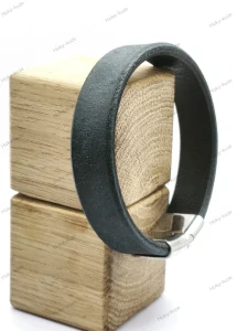 Kožený náramek UNISEX 16 mm modrá